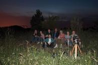 Część grupy podczas obserwacji zaćmienia. foto. Artur Leśniczek