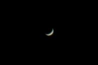 Wenus - zdjęcie wykonane 2012-05-08, teleskop Meniskas 2250/150, aparat Canon EOS 450D, złożone z 10 klatek programem Registax, każda klatka naświetlana przy parametrach ISO 100, czas 1/160 s