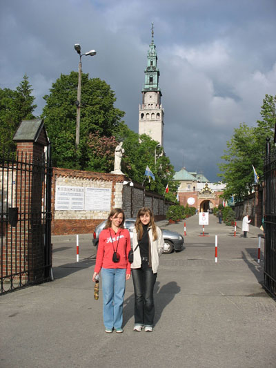 Tatiana Shumakova (z prawej) i Nadia Kostogryz w Czstochowie
