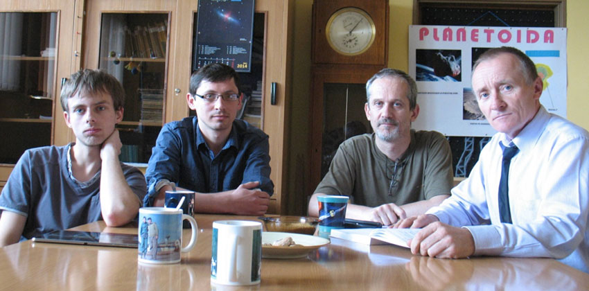 Obraduj (od lewej): Daniel Maciejewski, Adam Grzesiczak, 
Piotr Koperski i Bogdan Wszoek.